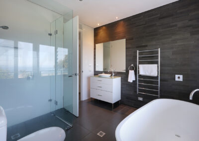 Main bathroom and ensuite to bedroom 1