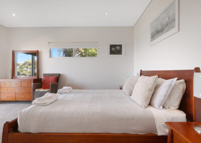 Bedroom 1 with view of the ocean